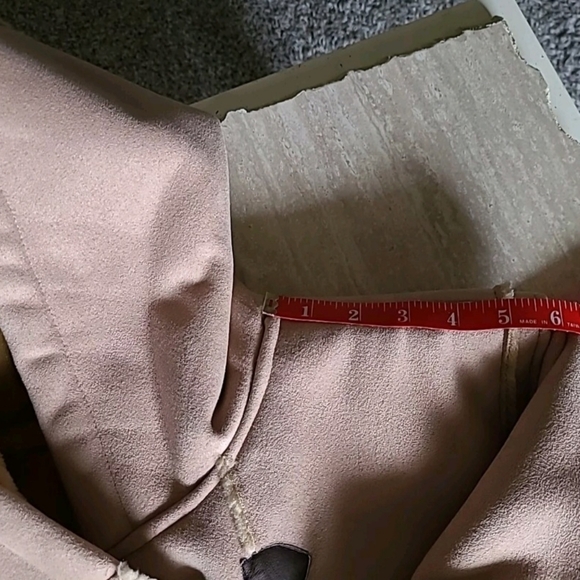 Free Country Winter Faux Shearling  Dolman Hood Long Coat Jacket Sz M EUC - Picture 7 of 9